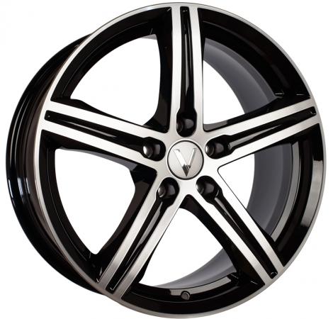 Inverno U277 6.5x18 ET 33 5x105-120 72.6 Алмаз черный п/ш Арт.27700AU