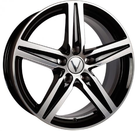 Inverno U135 6.5x17 ET 33 5x105-120 72.6 Алмаз черный Арт.13500AU