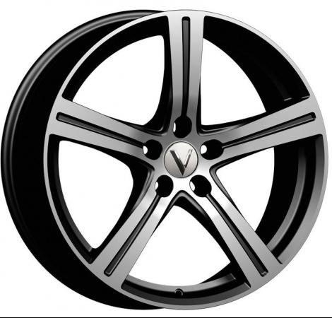 Inverno U281 7x19 ET 33 5x105-120 72.6 Алмаз черный п/ш Арт.28100AU